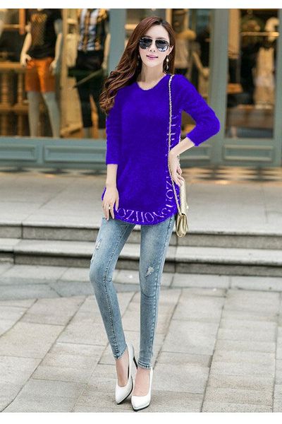 Áo len cực mịn đủ màu thời trang - ak7025