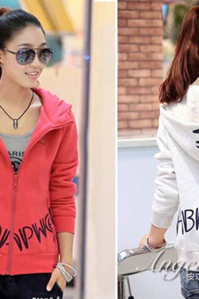 Áo khoác nữ in chữ sky