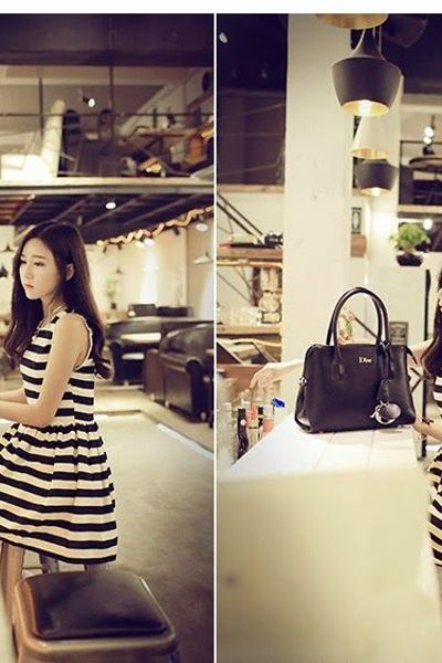 Đầm sọc dạo phố mùa xuân ms1021