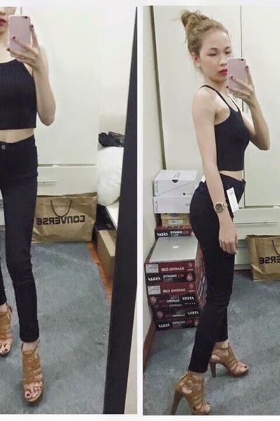 Quần kaki jean mango