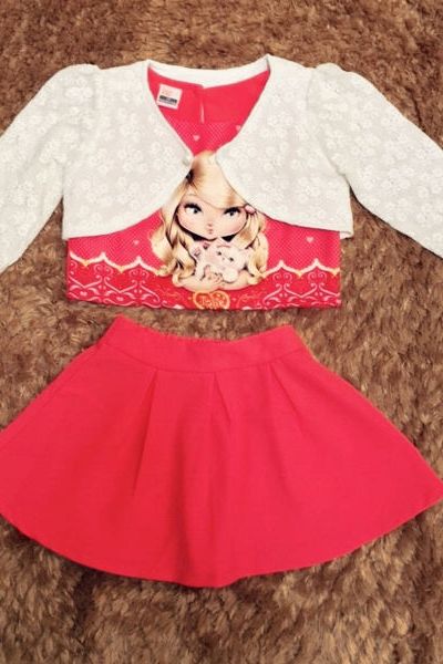 A17472 - bộ váy 3d cát giấy kèm áo khoác renri 8size 1-8