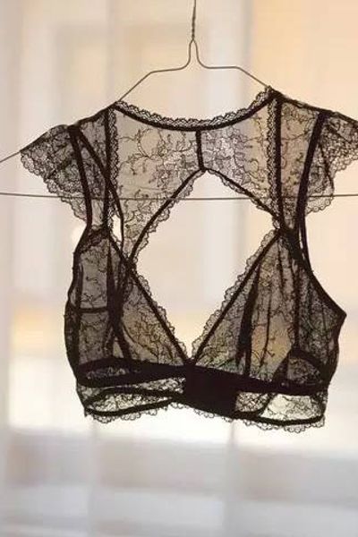 đồ lót hàng nhập - hình thật 100 nội y ren xuyên thấu tay ngắn