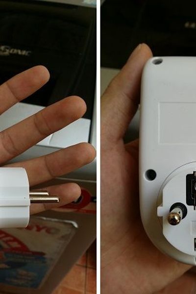 Ổ cắm timer hẹn giờ tm01 tắt/mở thiết bị tự động