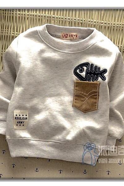 A17831 - 1/11lydo bb áo thun da cá hình thêu phối túi vải nhungri 8size 1-8