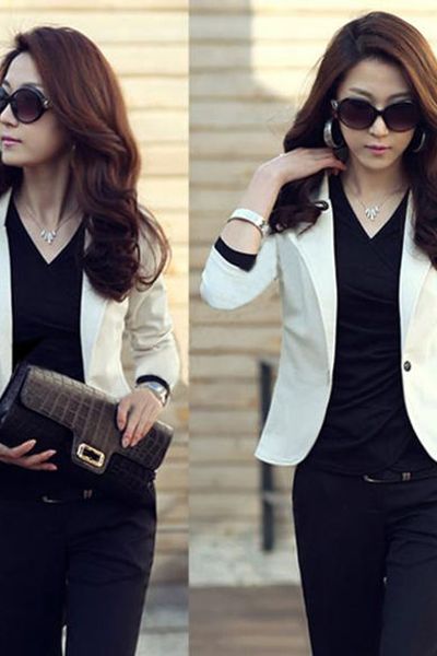 Áo vest nữ 1 nút thời trang