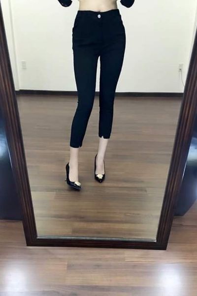 Quần kaki jean lỡ