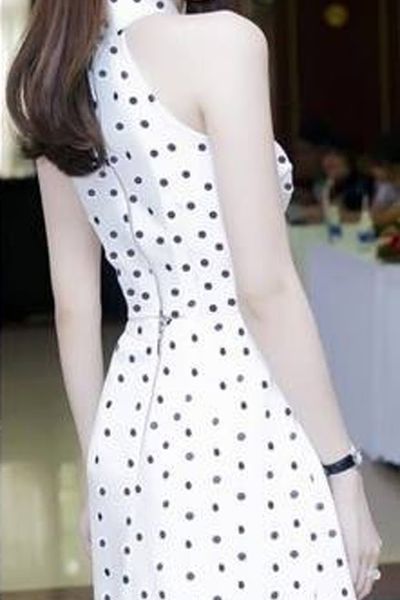 Set đầm xòe áo yếm - 1478