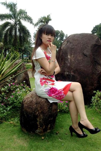 Đầm suông hoa bướm - 0620