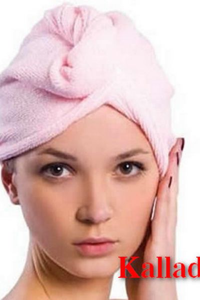 Khăn quấn ủ làm khô tóc