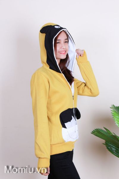 Áo khoác thú túi trong xỏ ngón 357