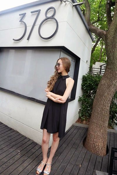 Đầm oversize cổ yếm - mc115 ms1316