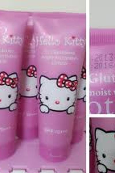 Kem trắng da lotion hello kitty