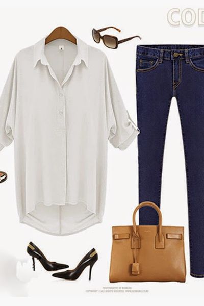 Áo somi big size tay lật - 0838