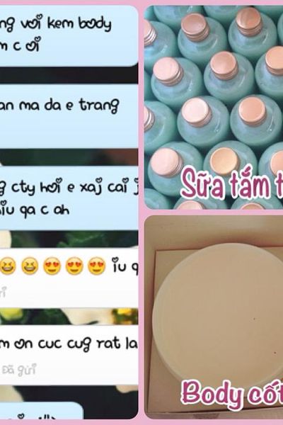 Sữa tắm trắng khô kiwi - bạc hà 2in1 cam đoan lên hẳn 3-4 tone da sau lần đầu sử dụng