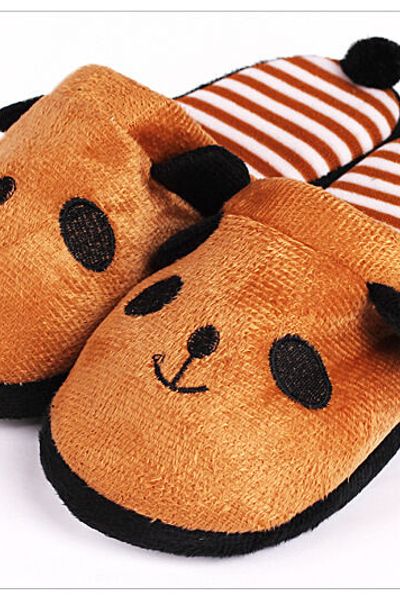 Msd 031 - dép bông nhung gấu trúc panda trong nhà