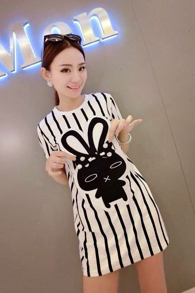 Đầm thun thỏ bunny - mc059 ms1246