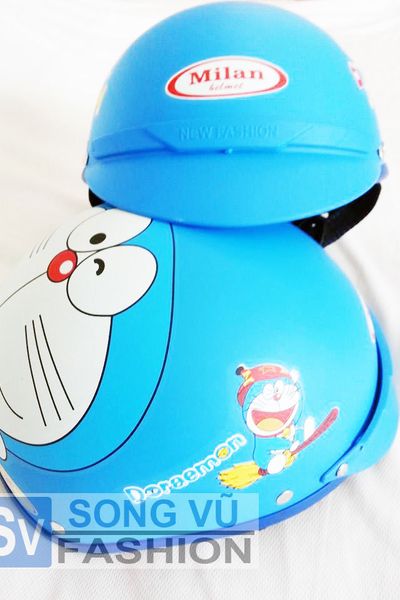 Nón bảo hiểm doraemon không kính
