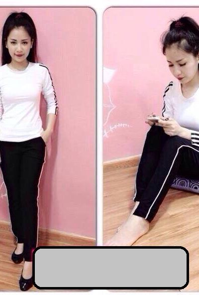 Set bộ thể thao viền 3 sọc