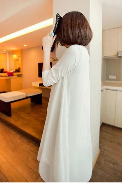 Đầm oversize tay lỡ hết hồng mã 1039