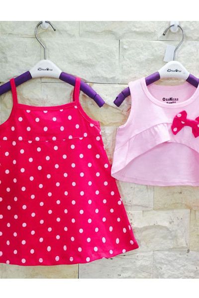 A17646 - đầm áo cặp thun cotton 4c oshkoshri 8size 1-8
