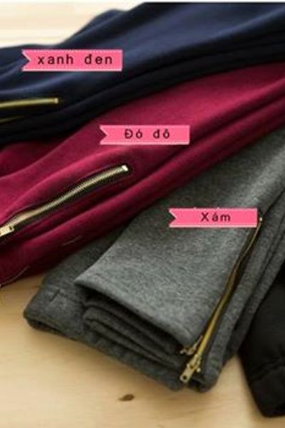 Quần legiing kháo kéo 80k