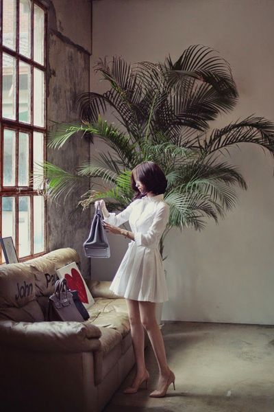 Đầm kaki snow white - 0899