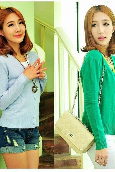 Áo khoác len ngọc trai ak0196