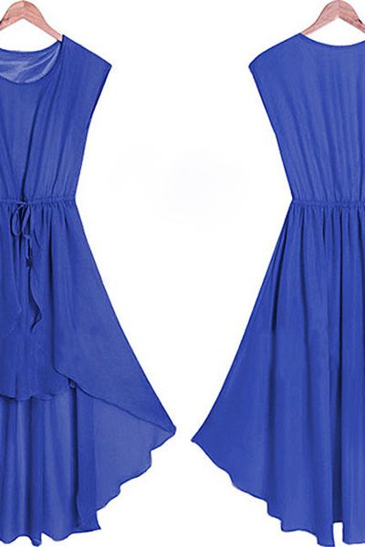 Đầm voan maxi mullet - 1482