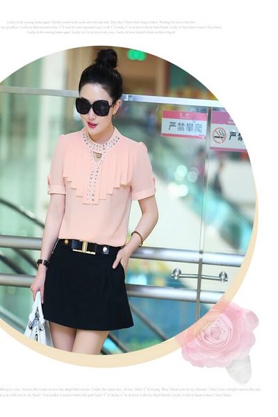 Áo sơ mi cổ giọt nước av0947