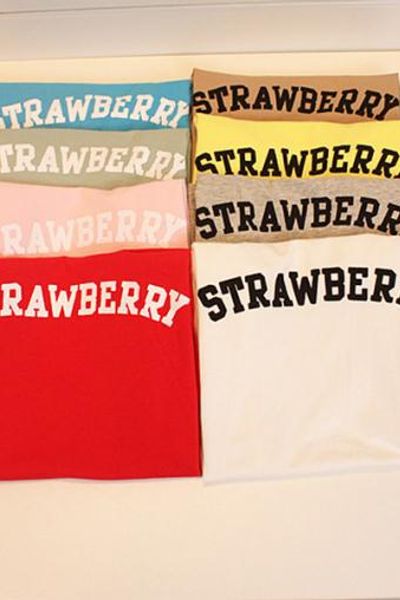 Áo sát nách straw berry hàng chất chuẩn