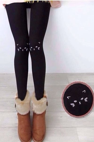 Legging in hình mèo