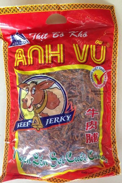 Thịt bò khô miếngsợi anh vũ 1kg cả bao bì