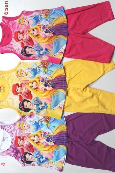 Bg 461 bộ gái công chúa size 1-7t ri 7 mỗi màu 1 ri có 6 màu