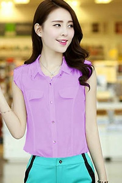 Áo somi tay lật - mc105 ms1236
