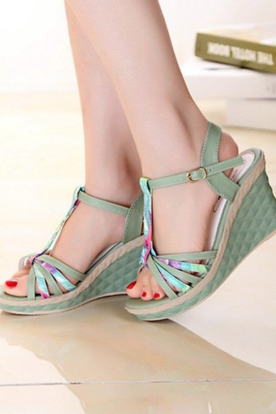Giày đế xuồng nữ xanh chuối thời trang dx7