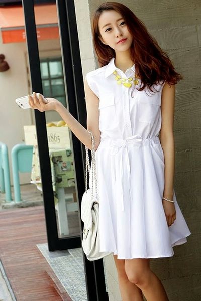 Đầm sơ mi babie girl