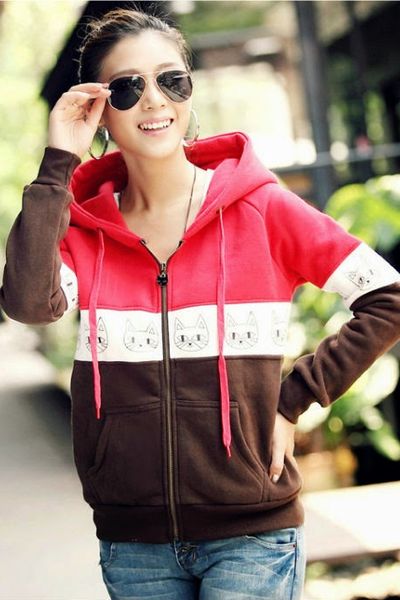Áo khoác phối màu catty - ak0096