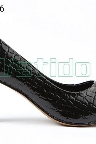 Giày cao gót vân cá sấu c06