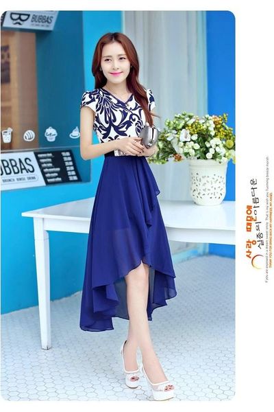 Đầm maxi hoa văn sang trọng - 0963