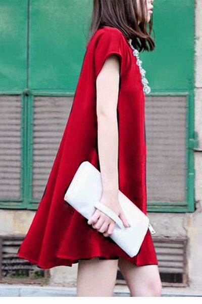 Đầm oversize phom rộng new - 0890