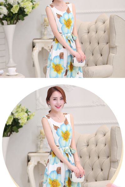 Đầm xòe in hoa cực xinh dv2467