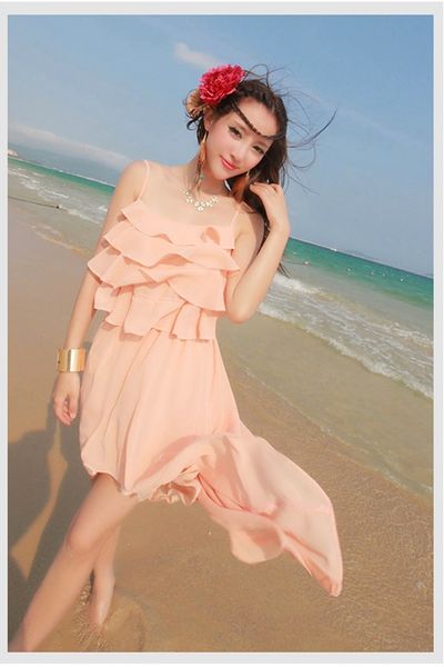 Đầm maxi mullet xếp tầng mã 1199
