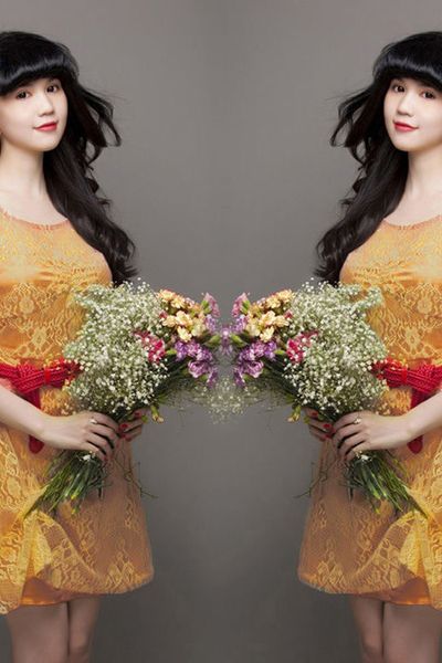 Đầm ren xòe - 1441