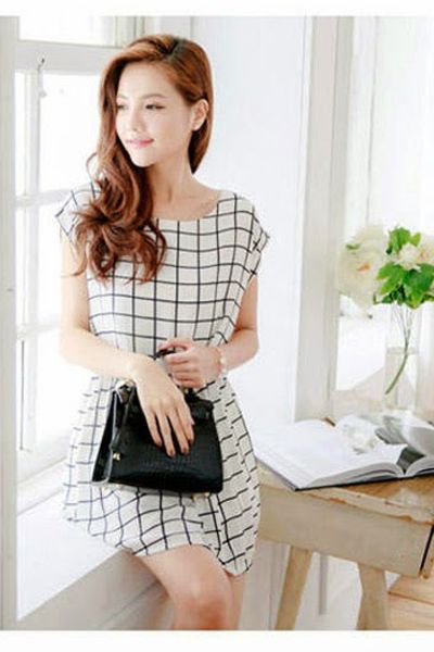Đầm xòe caro naha - mc109 ms1240
