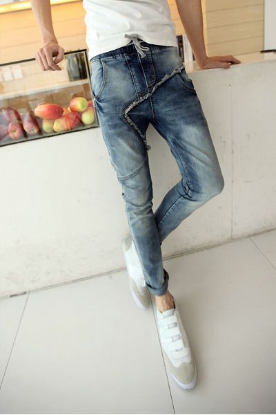 Quần jean nam lưng thun - nd0415 -