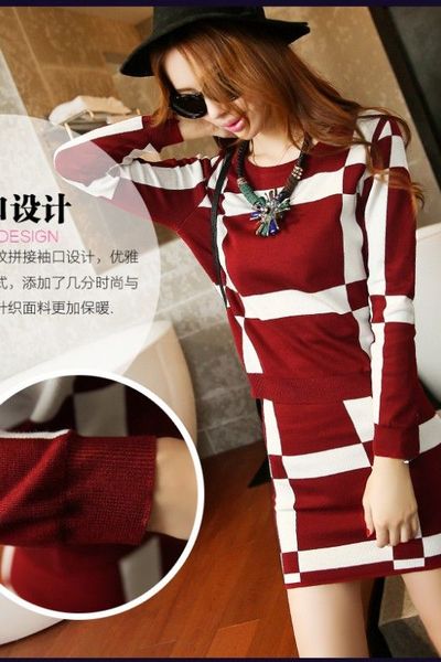 Set váy len hàn quốc - gs225 - dl2499
