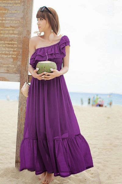 Đầm maxi đuôi cá phối bèo - 1339