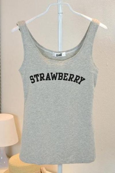 Áo sát nách straw berry hàng chất chuẩn