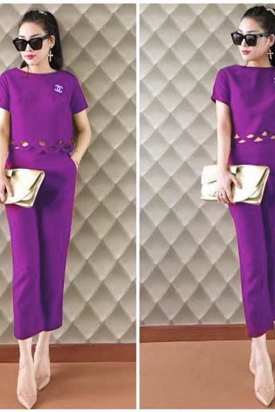 Ms 498 - 180s set quần đen áo trắng cắt laze