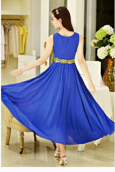 Đầm maxi dạ tiệc phối ren sang trọng mã 1044